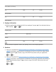 Form SF036 Individual Application for All Types of Fire Sprinkler Licenses - Texas, Page 2