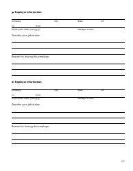 Form SF261 Criminal History Information Supplemental Form - Texas, Page 5