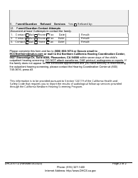 Form DHCS6112 (NHSP200-1) Region A/B Outpatient Screening Reporting - California Newborn Hearing Screening Program - California, Page 2