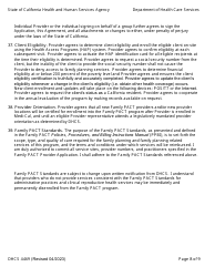 Form DHCS4469 Provider Agreement - Family Pact (Planning, Access, Care, and Treatment) Program - California, Page 8
