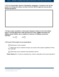 Part 1 Border to Border Broadband Infrastructure Grant Application - Key Application Data - Minnesota, Page 6