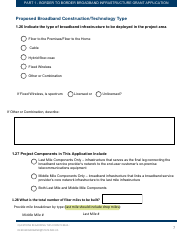 Part 1 Border to Border Broadband Infrastructure Grant Application - Key Application Data - Minnesota, Page 7