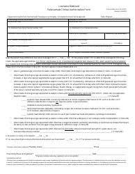 Form PA01P Palivizumab Clinical Authorization Form - Louisiana, Page 2