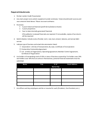 Automation Loan Participation Program (Alpp) Application - Minnesota, Page 5