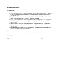 Automation Loan Participation Program (Alpp) Application - Minnesota, Page 6
