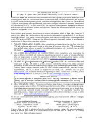 DOC Form OP-090215 Attachment B Victim Notification Request - Oklahoma, Page 2
