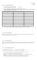 DOC Form OP-110260 Attachment A Position Description Questionnaire - Oklahoma, Page 2