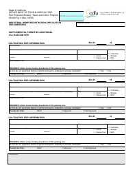 Form 69-002 Industrial Hemp Registration Application for Breeders - California, Page 4