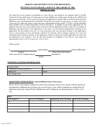 Document preview: Petition to Establish a Service Area Right in the Douglas Ama - Arizona