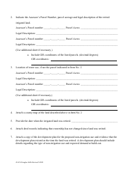 Form 45-476 Application for Certificate of Type 1 Nonirrigation Grandfathered Right in an Active Management Area Pursuant to a.r.s. 45-476 - Douglas Ama - Arizona, Page 2