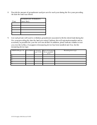 Form 45-476 Application for Certificate of Type 1 Nonirrigation Grandfathered Right in an Active Management Area Pursuant to a.r.s. 45-476 - Douglas Ama - Arizona, Page 3