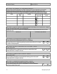 Crime Victims Compensation Program (Cvcp) Application - Washington, D.C., Page 5