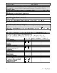 Crime Victims Compensation Program (Cvcp) Application - Washington, D.C., Page 6