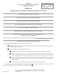 Document preview: Form F-10 (SEC Form 2292) Registration Statement Under the Securities Act of 1933