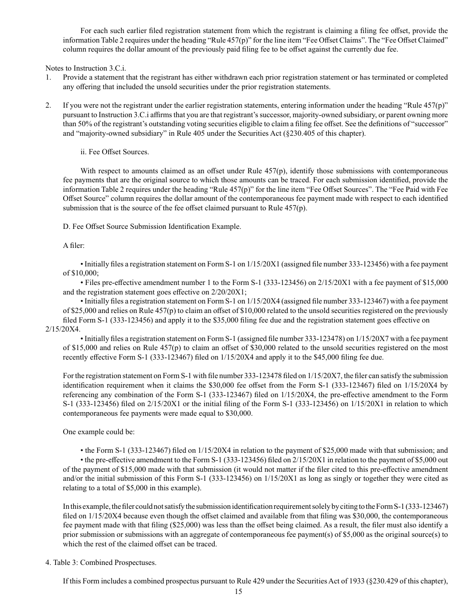 Form F-10 (SEC Form 2292) Registration Statement Under the Securities Act of 1933, Page 15
