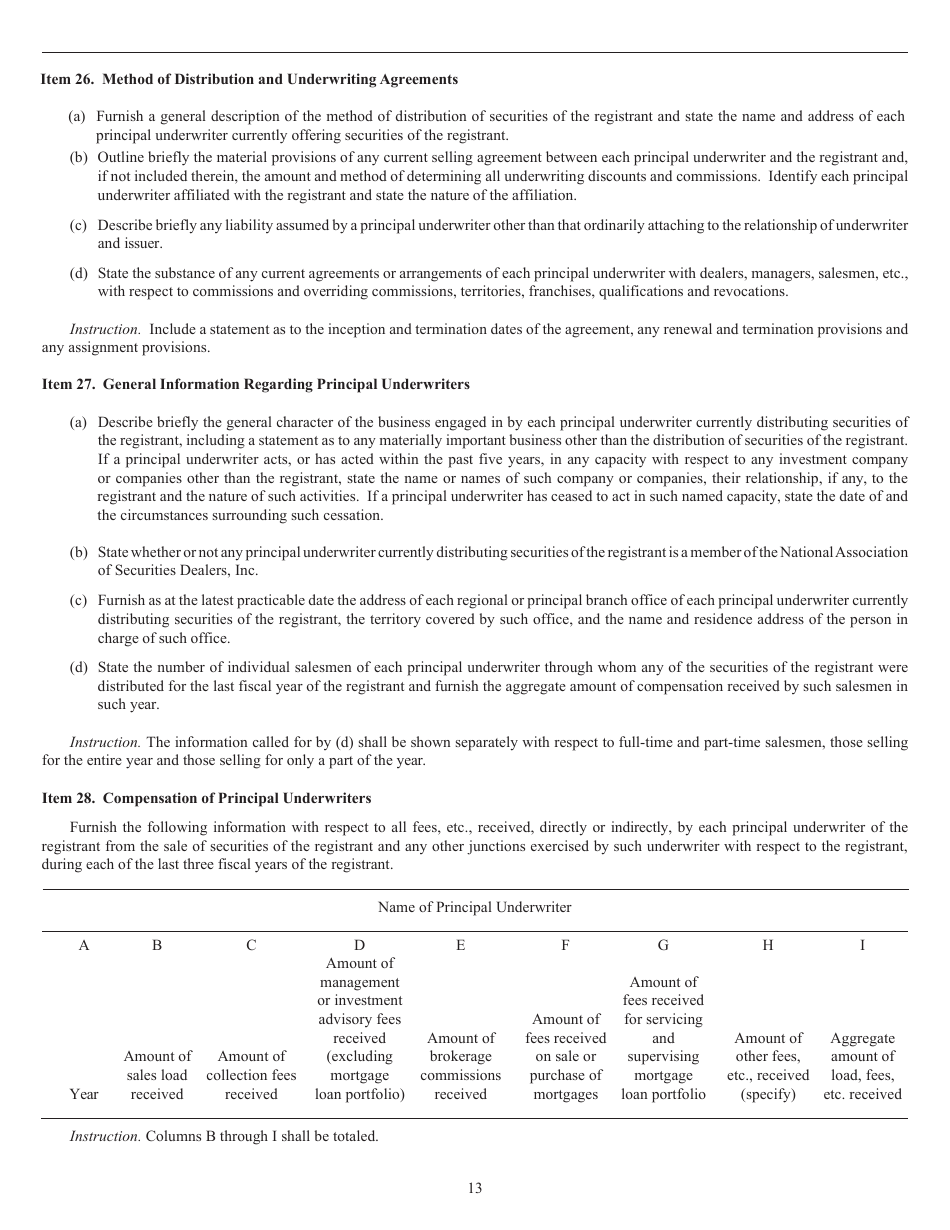 Form N-8B-4 (SEC Form 1285) Registration Statement of Face-Amount Certificate Companies Pursuant to Section 8(B) of the Investment Company Act of 1940, Page 13