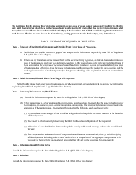 Form S-11 (SEC Form 907) Registration Under the Securities Act of 1933 of Securities of Certain Real Estate Companies, Page 5