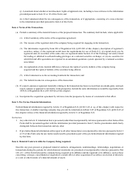 Form S-4 (SEC Form 2077) Registration Statement Under the Securities Act of 1933, Page 7