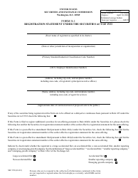 Document preview: Form S-1 (SEC Form 870) Registration Statement Under the Securities Act of 1933