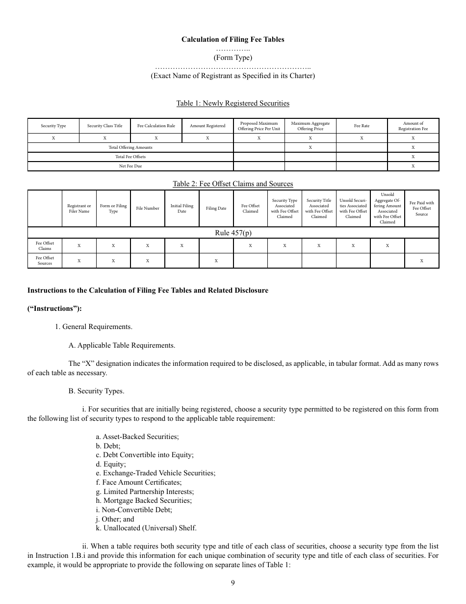 Form S-8 (SEC Form 1398) Registration Statement Under the Securities Act of 1933, Page 9