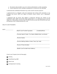 Access and Confidentiality/Privilege Agreement - Vermont, Page 2