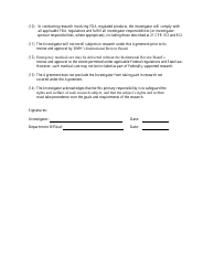Unaffiliated Research Investigator Agreement - Massachusetts, Page 2