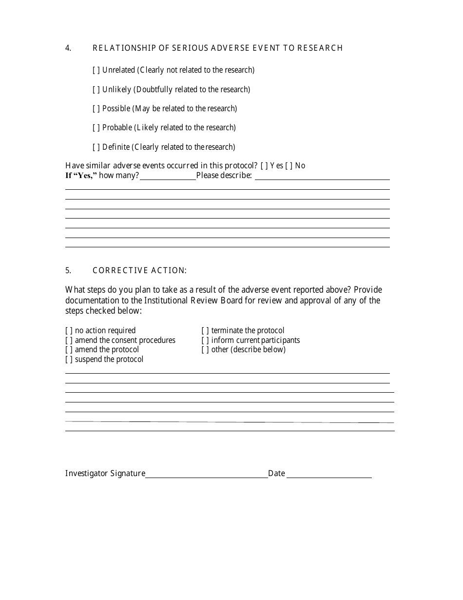 Massachusetts Serious Adverse Event Report Form - Fill Out, Sign Online ...