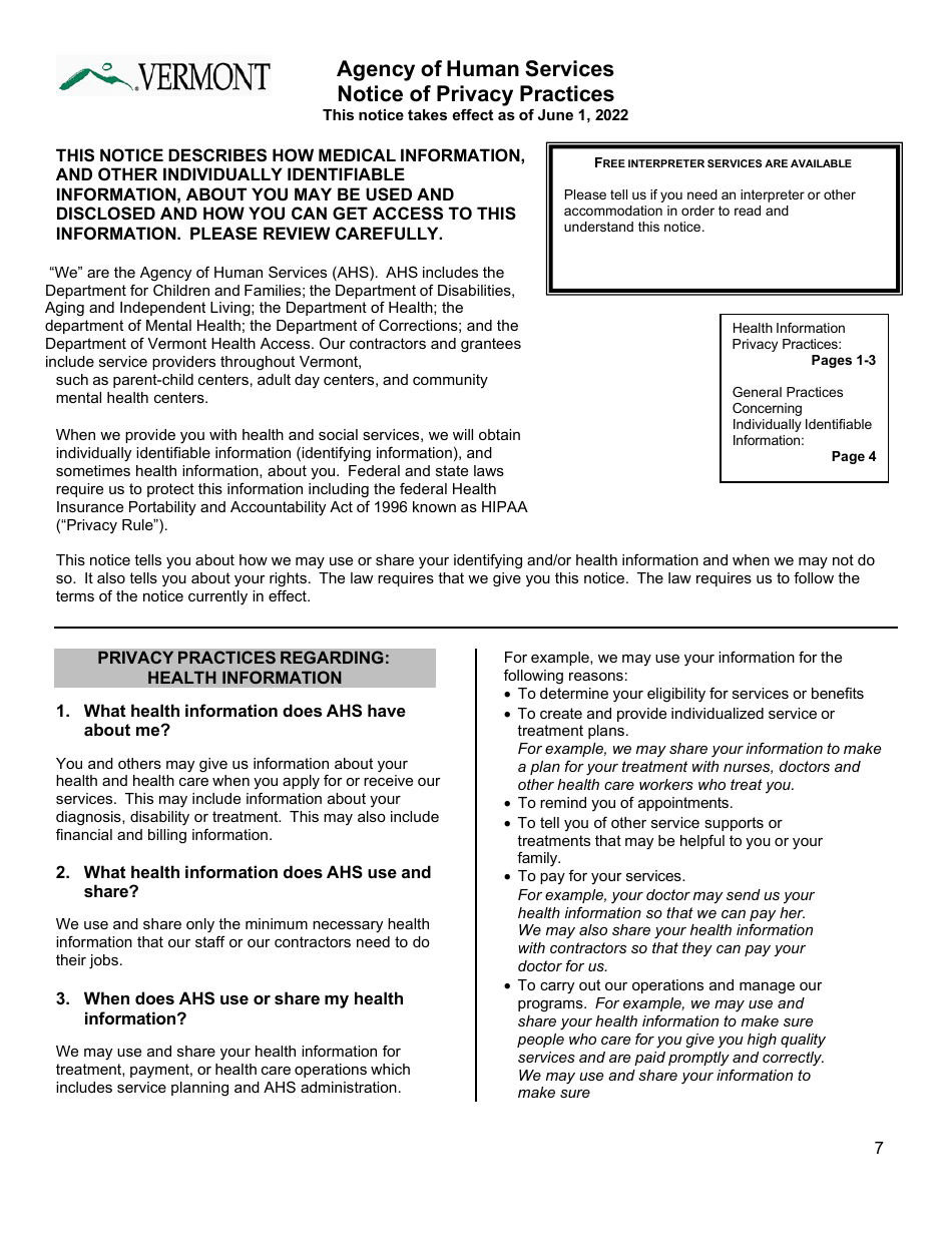 You First Membership Application - Vermont, Page 7