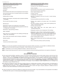 Instructions for Form FCA3012 Landlord Report of Tenants - County of Fresno, California, Page 2