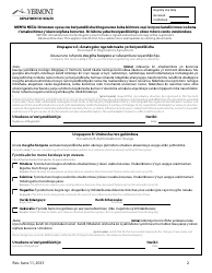 Appointment of a Health Care Agent Form - Vermont (English/Kirundi), Page 4