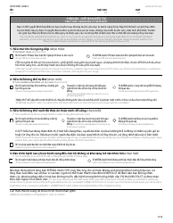 Advance Directive Short Form - Vermont (English/Vietnamese), Page 5