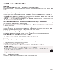 Schedule M1M Income Additions and Subtractions - Minnesota, Page 3