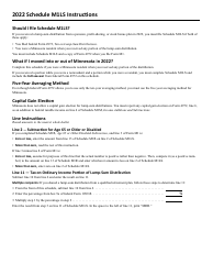 Schedule M1LS Tax on Lump-Sum Distribution - Minnesota, Page 2