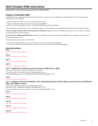 Schedule KSNC Federal Adjustments - Minnesota, Page 3