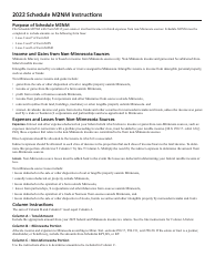 Schedule M2NM Non-minnesota Source Income and Related Expenses - Minnesota, Page 3