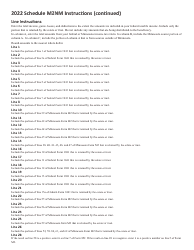 Schedule M2NM Non-minnesota Source Income and Related Expenses - Minnesota, Page 4