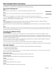 Form M15C Additional Charge for Underpayment of Estimated Tax - Minnesota, Page 2