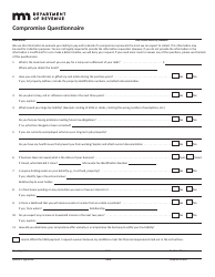 Compromise Questionnaire and Application - Minnesota, Page 2