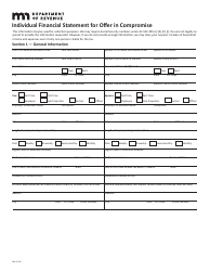 Compromise Questionnaire and Application - Minnesota, Page 3