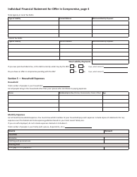 Compromise Questionnaire and Application - Minnesota, Page 6