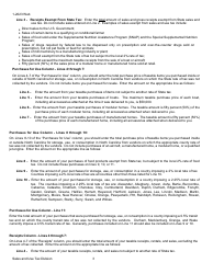 Instructions for Form E-500 Sales and Use Tax Return - North Carolina, Page 3