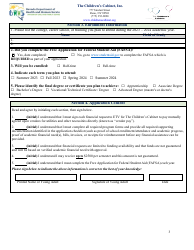 Education and Training Voucher (Etv) Program Application - Children&#039;s Cabinet - Nevada, Page 3