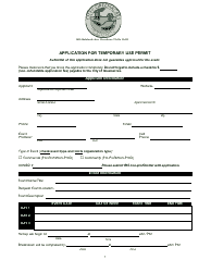 Document preview: Application for Temporary Use Permit - City of Greenacres, Florida