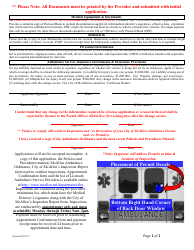 Application for Ambulance Service Within Mcallen City Limits - City of McAllen, Texas, Page 2