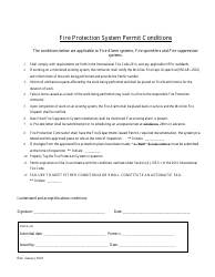 Fire Protection System Work Permit - City of McAllen, Texas, Page 2