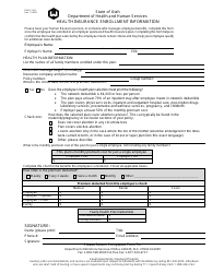 Document preview: Form DHHS116E Health Insurance Enrollment Information - Utah
