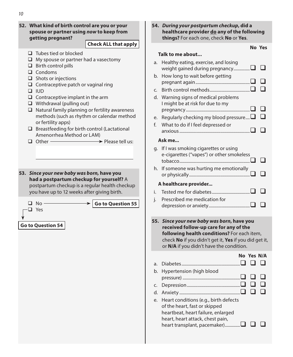 Prams Phase Nine Survey - Vermont, Page 10