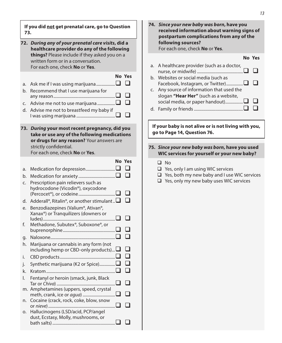 Prams Phase Nine Survey - Vermont, Page 13