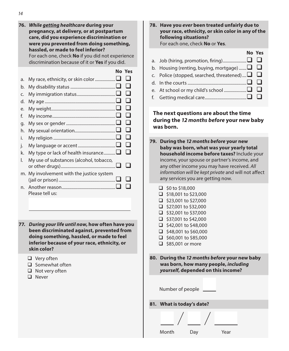 Prams Phase Nine Survey - Vermont, Page 14