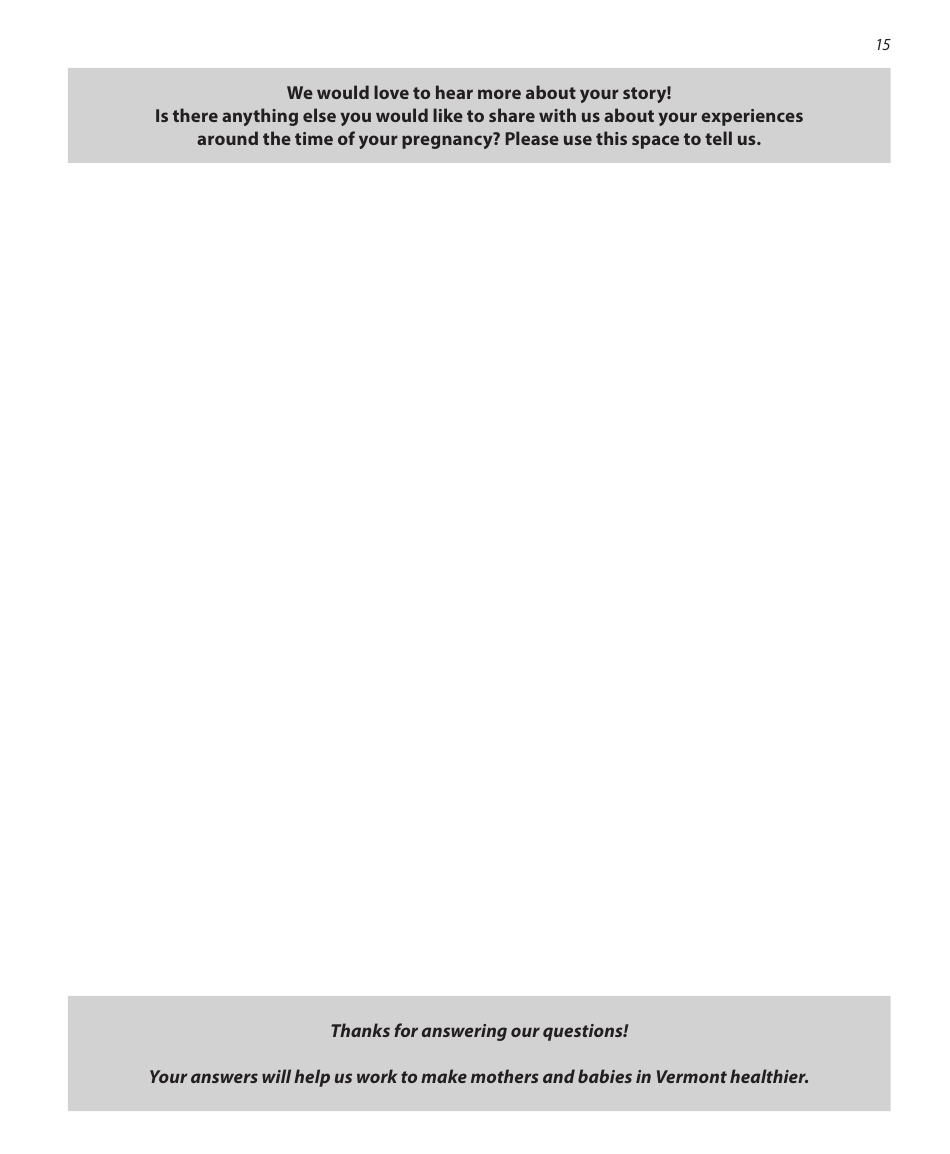 Prams Phase Nine Survey - Vermont, Page 15